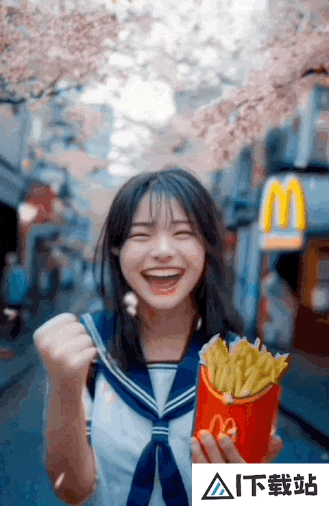 麦当劳AI美女广告火爆 11个AI少女为薯条打call引热议