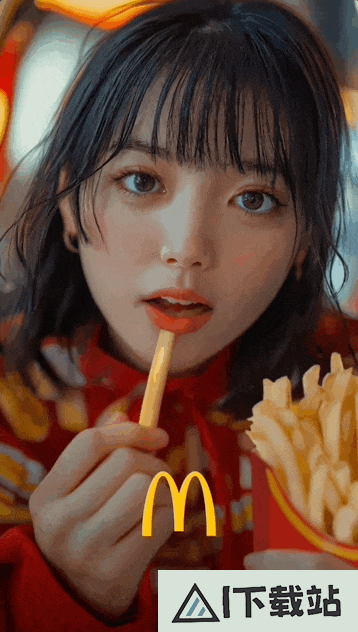 麦当劳AI美女广告火爆 11个AI少女为薯条打call引热议